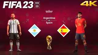 FIFA 23 - Argentina vs. Spain - FIFA World Cup Qatar Final | PS5&trade; Gameplay [4K 60FPS] Next Gen
