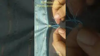 Saree kuchu design using flower beads/saree tassels