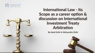 #LegitClass on &ldquo;International Law - Its Scope as a career option & discussion on International.....