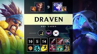 Draven ADC vs Ashe: Dominating - KR Master Patch 14.23