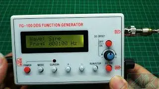 Review Function Generator FG-100 DDS #frequencyelectronics