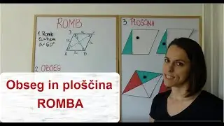 Obseg in ploščina ROMBA