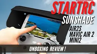 StartRC / Best Sunshade for your Dji Air2s , Mavic Air 2 , Mini 2  Controller / unboxing Review!