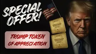 Buy official gold plated Trump Token of Appreciation.