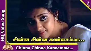 Chinna Chinna Kannamma Video Song | Bharathi Kannamma Tamil Movie Songs | Parthiban | Meena | Deva