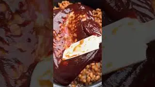 Slow Cooker BBQ Pork and Beans #30daysuperfans #theidontwannacook30dayslowcookerplan