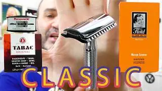 💈Бритьё. Продолжаю тестировать 50-ти летние лезвие Personna 74 и на этот раз с мягким Gillette King🪒