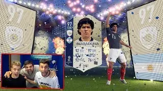 😍 25 ICON GARANTITE! 5 VOLTE MARADONA IN A PACK! w/ ENRY LAZZA e TATINO23! RETRO FIFA PACK OPENING!