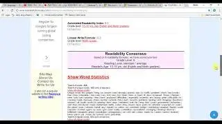 readability check 