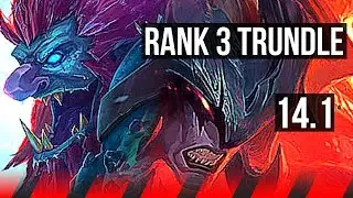 TRUNDLE vs AATROX (TOP) | Rank 3 Trundle, 5/0/2 | KR Challenger | 14.1