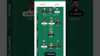 RCB vs GT ke bich khele jaane wale TATA IPL 2025 ke 14th T20 match ki dream11 team today##