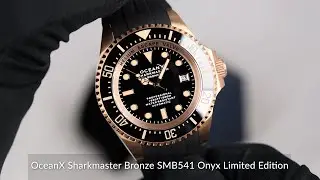 OceanX Sharkmaster Bronze SMB541 Onyx Limited Edition
