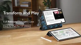Lightweight and magnetic an effortless and powerful iPad Pro 13-inch cover