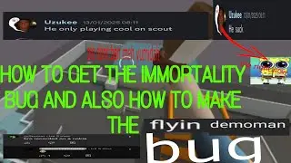 (PATCHED) HOW TO DO THE IMMORTALITY BUG IN TF2MR!!!!! (and also the flying demoman bug)