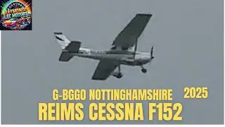 Reims Cessna F152 | Registration G-BGGO DON AIR Classic Training Aircraft Spotting UK