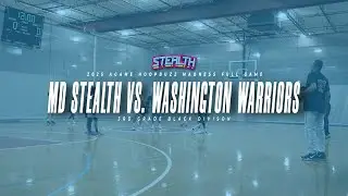 AGAME HOOPBUZZ MADNESS | MD Stealth vs WASHINGTON WARRIORS | 3RD GRADE | Full Game