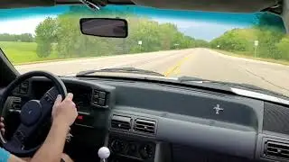On3 Turbo Notchback Mustang Testing car @ 6psi first pull in Mexico, 5 speed, 70mm Fox Body