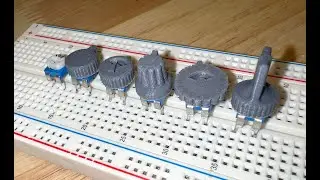3D Printed Knobs for Trimmer Potentiometers