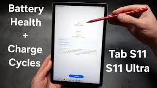 Как проверить состояние аккумулятора и количество циклов зарядки на Samsung Galaxy Tab S11 / S11 ...