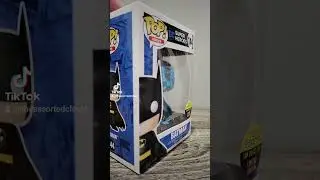 MY NEW FUNKO POP 2017 TOY TOKYO BLUE CHROME BATMAN WITH POPSHIELD ARMOR