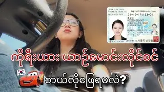 드디어! 외국인이 한국에서 운전면허 따기 도전 브이로그 🚘 ကိုရီးယားယာဉ်မောင်းလိုင်စင် ဘယ်လိုဖြေရမလဲ😳