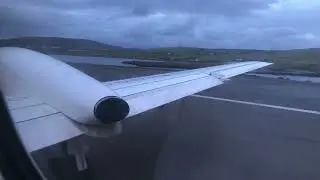[HD] Loganair Saab 2000 Morning Takeoff from Sumburgh | G-LGNO 
