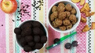 Healthy No Bake Energy Bites | Back to School Snacks 2017 - It's Raining Flour Episode 138