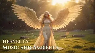 Peaceful Celestial Music and Ambience | Golden Angel at Dawn in a Serene Forest