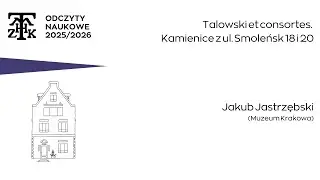 Talowski et consortes. Kamienice z ul. Smoleńsk 18 i 20 | Jakub Jastrzębski