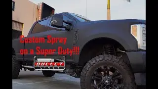 Custom Bullet Liner on a Ford F-250 Super Duty!!!
