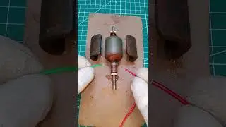 Dc Motor Open Circuit Test || Dc Motor &deg; #shorts #dcmotor #circuit #diy #tech #motor #experiment