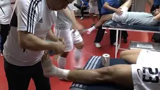 Müsabaka öncesi masaj
