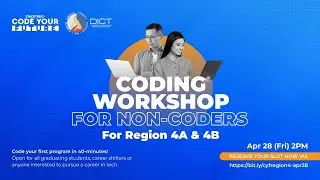 Code Your Future: 40 Mins Coding Workshop for Non-Coders for Region 4A & 4B