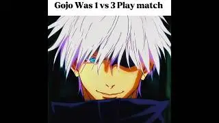Gojo: 1 vs 3 Gojo Handel This Fight 💀#gojoedit #anime #animeedit #jujutsukaisen #jjk #avm #viral