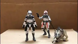 KO Star Wars Clone Wars 1:18 Сержант Хаунд и капитан службы безопасности Камино