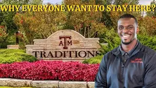 Why Traditions is the #1 Community Near Texas A&M (Full Neighborhood Tour) Part 1 #bryan