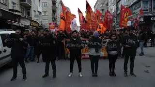 BİNLER GAZİ KATLİAMI’NI PROTESTO ETTİ #Deprem