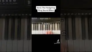 Sonic the Hedgehog Ring Sound Effect - Piano - Beginner Lesson