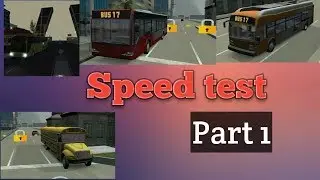 Bus simulator 17 speed test part 1