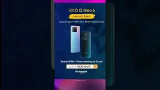 iQOO Neo 6 Launching Soon In India 😍💥 | Snapdragon 870 Under ₹30K ✨ | #shorts #iqooneo6 #iqoo