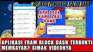 MONEY-MAKING APPLICATION 2026 || FRAM BLOCK DASH APK PROVEN TO PAY || WATCH THE VIDEO