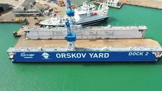 Upgrade completed on Orskov Yard&acute;s floating dock