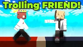 1v1ing My FRIEND IN ZEQA BRIDGE While Being An ABSOLUTE TROLL!! 😂