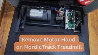 Как снять кожух двигателя на беговой дорожке NordicTrack