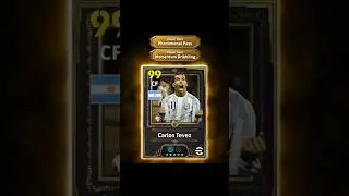 IS CARLOS TEVEZ THE NEW LEGEND TODAY?🤔 #stpgamer22 #efootball #efootball2026 #shorts