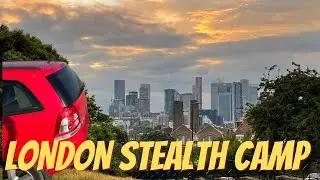 Solo Stealth Car Camping in London in a Zafira Car Camper