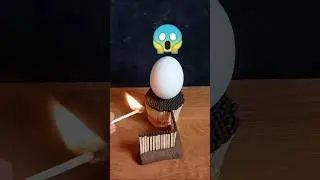 Egg Explosion Experiment with 1000+ Matchsticks🔥 | Satisfying Fire Test