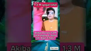 GAGAL TOTAL DONASI 1,3M BIKIN KESAL ISTRINYA AGUS SEDIH BANGET#parodylucu #agussedih