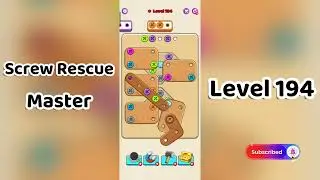 Screw Rescue Master Level 194 Walkthrough 🔩🧩 | Go Answer
