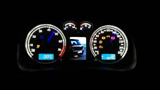 ColorMfa VW Golf mk4 R32 Turbo Needle Sweep + Led Sweep / Cluster Staging (VDO Cluster)